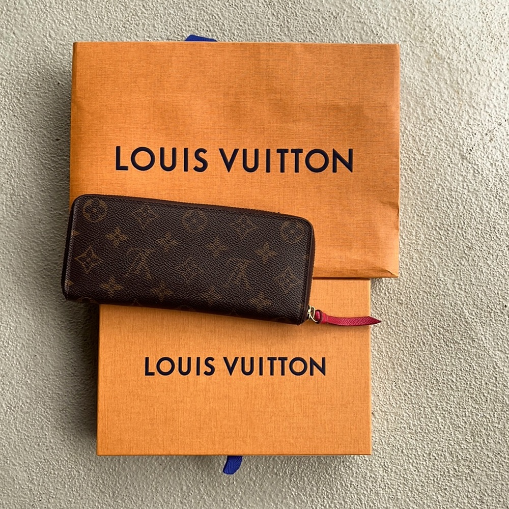 Louis Vuitton Clemence Wallet Fuchsia